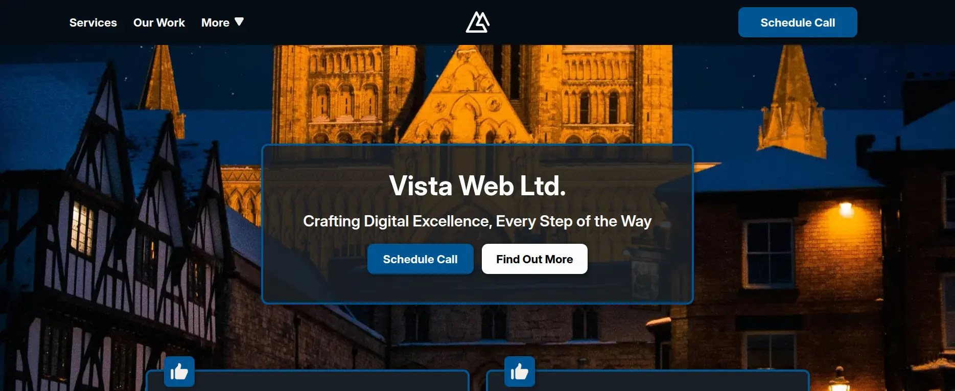Banner Showcasing Work Completed